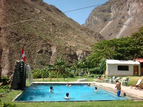 La piscine de Pablo à l'Oasis de Sangalle